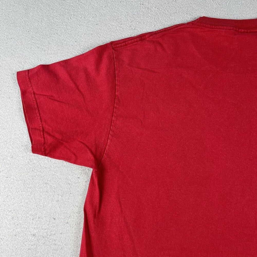 Vintage Fat Albert Mushmouth Shirt Men’s Large Red Short Sleeve Graphic Print - Picture 15 of 16
